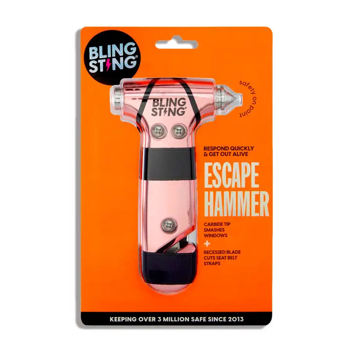 Metallic Emergency Escape Hammer - Car Safety