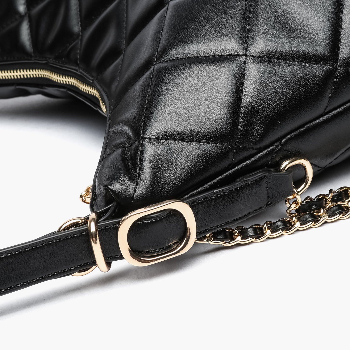 Quilted Dual Shoulder & Backpack Handbag