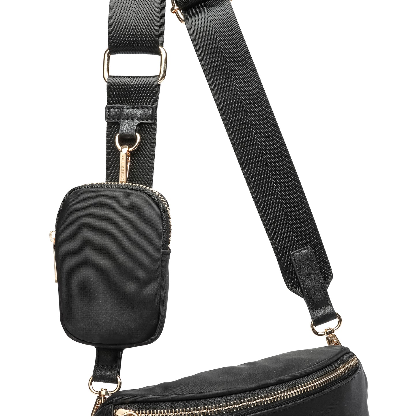 Modern Belt Bag Fanny Pack Black