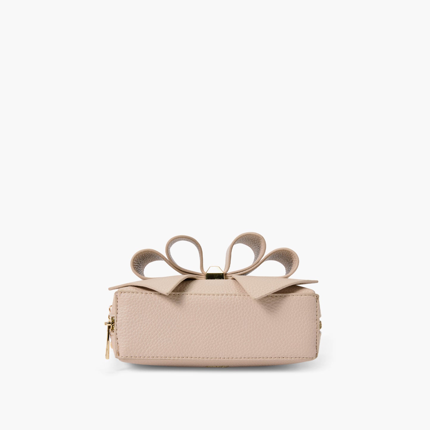Vegan Leather Bow Box Crossbody Bag