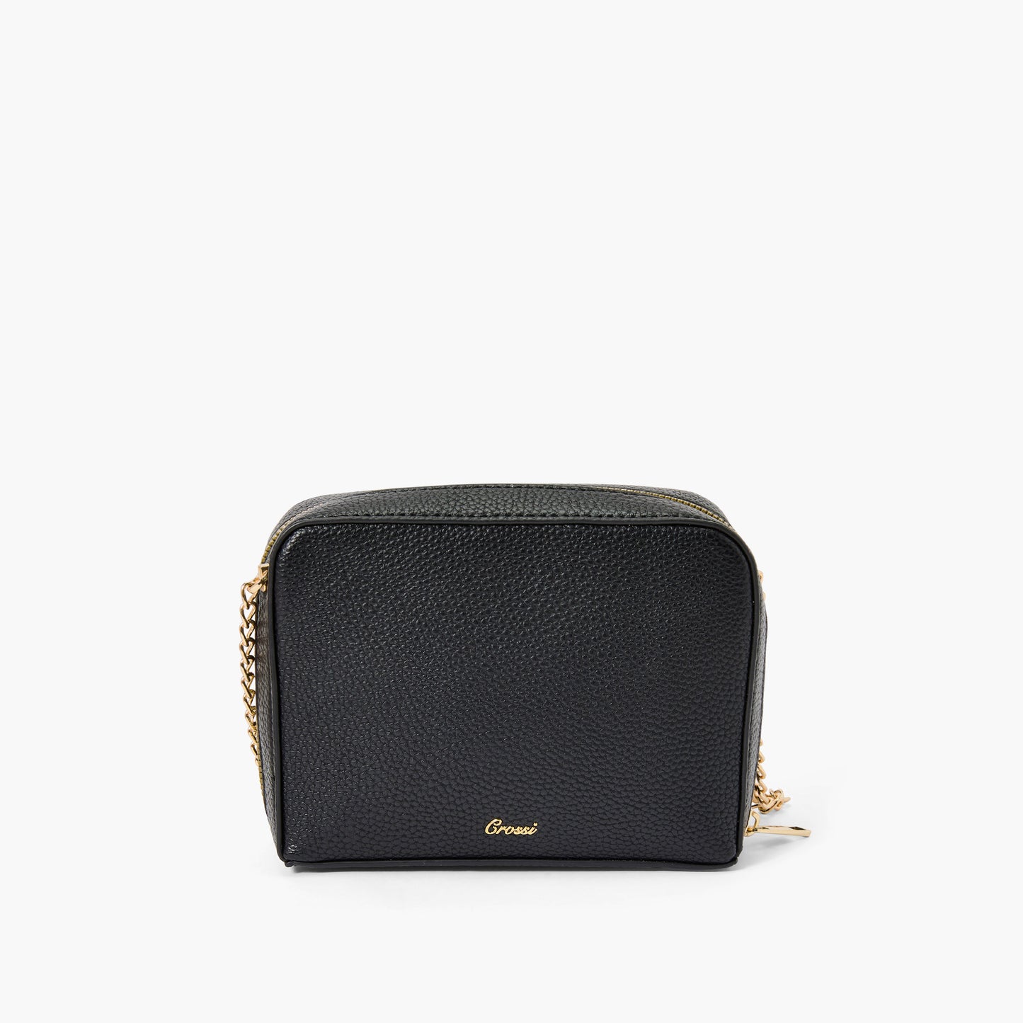 Vegan Leather Bow Box Crossbody Bag