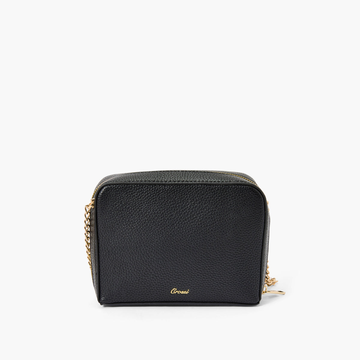 Vegan Leather Bow Box Crossbody Bag
