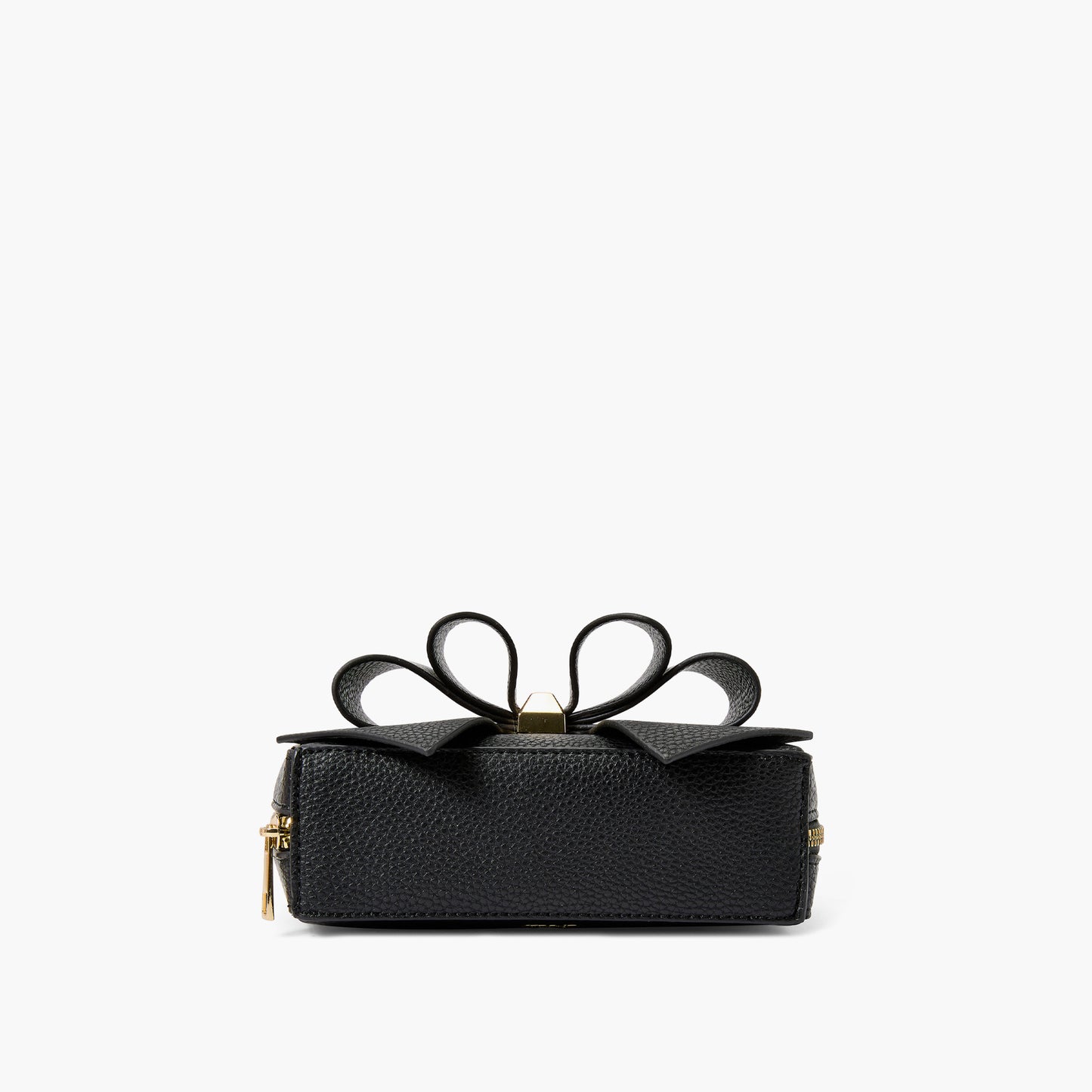 Vegan Leather Bow Box Crossbody Bag