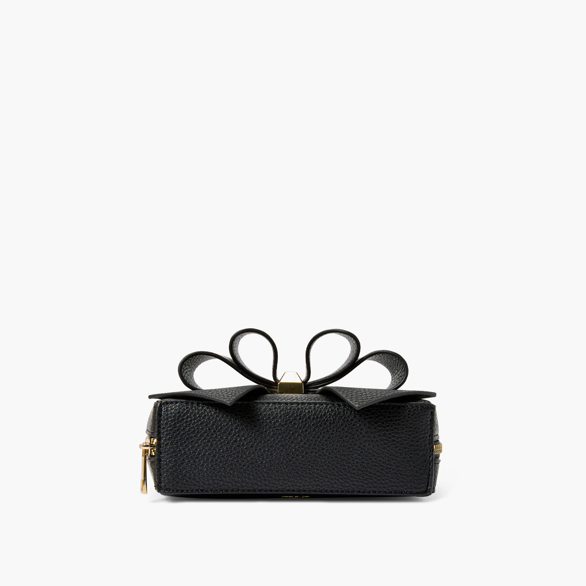 Vegan Leather Bow Box Crossbody Bag