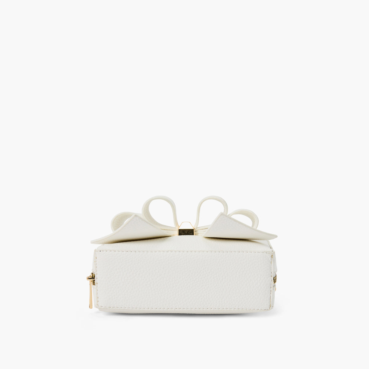 Vegan Leather Bow Box Crossbody Bag