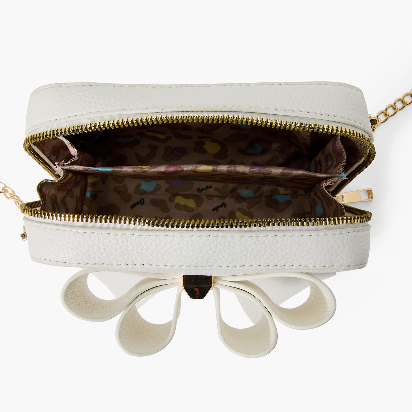 Vegan Leather Bow Box Crossbody Bag