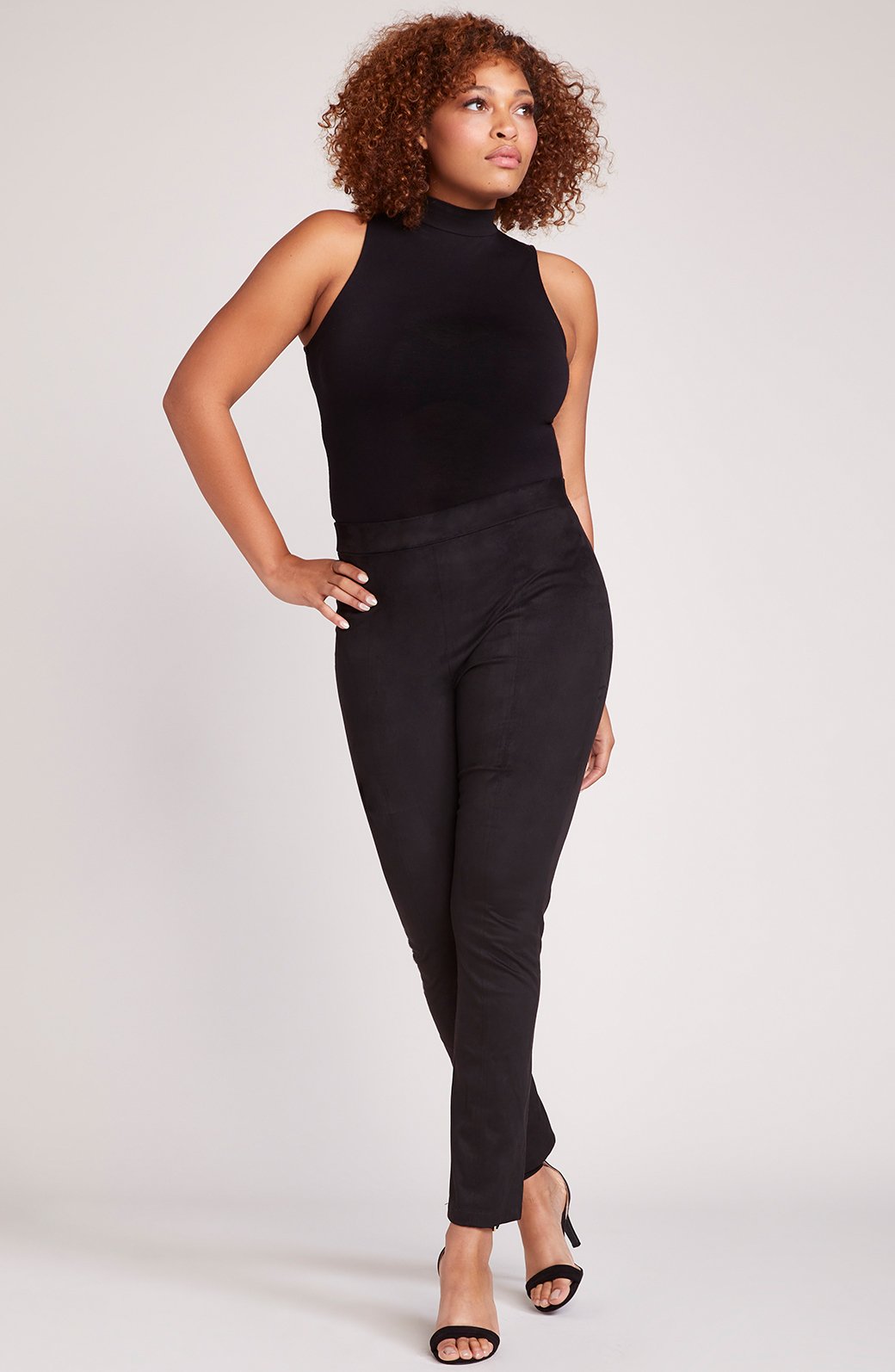 Faux Suede Legging