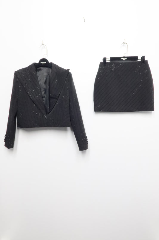 Black jacket on a white background