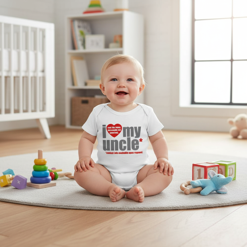 Baby in nursery with toys