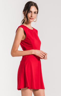 Keyhole Red Dress