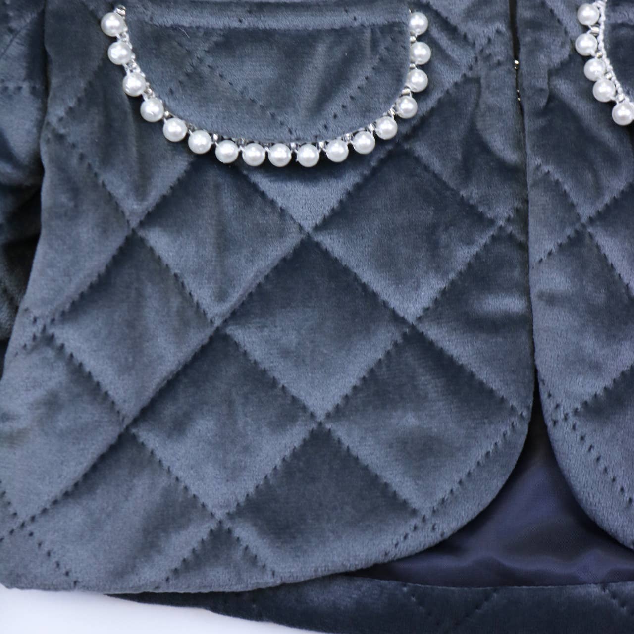 Girls' Quilted Crop Jkt