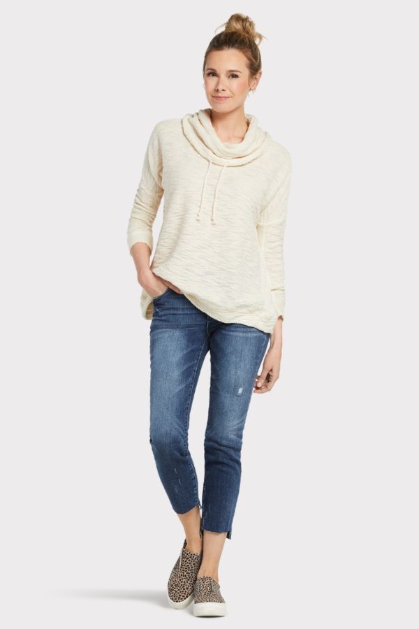 Buttercream Cowl Neck Pullover