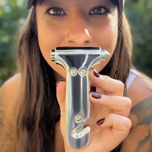 Metallic Emergency Escape Hammer - Car Safety