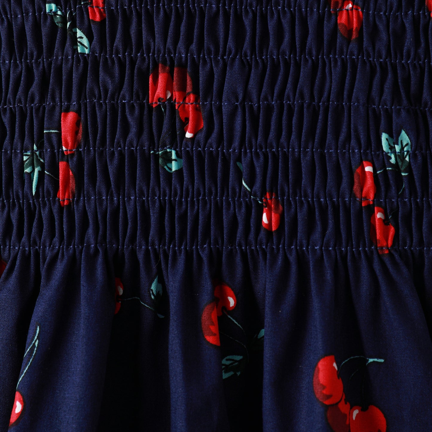 Infant Cherry Print Dress 100% Cotton