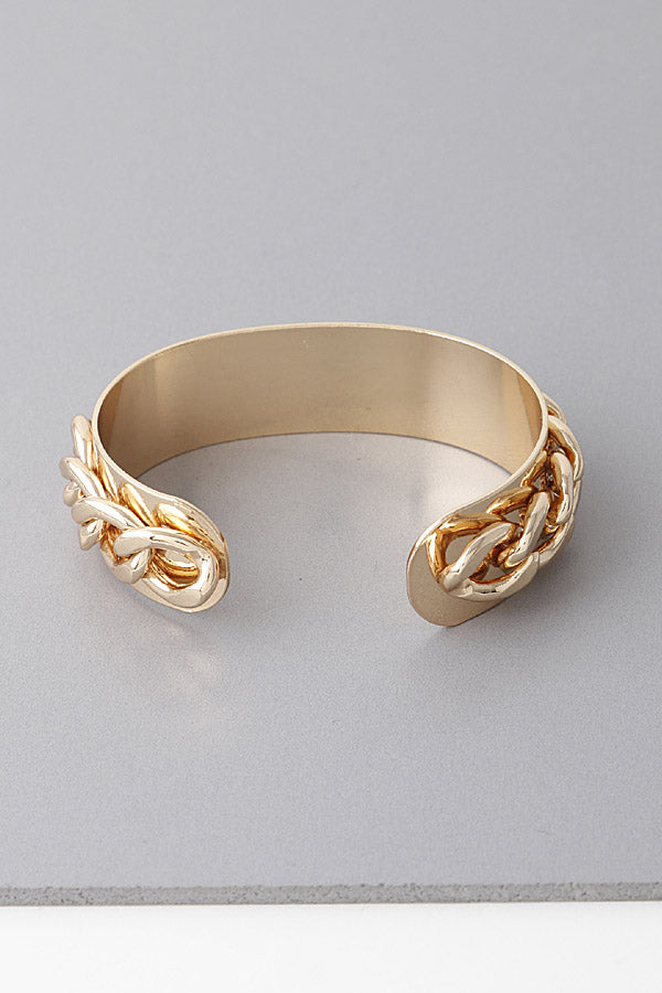 Luxury Chain Cuff Bracelet
