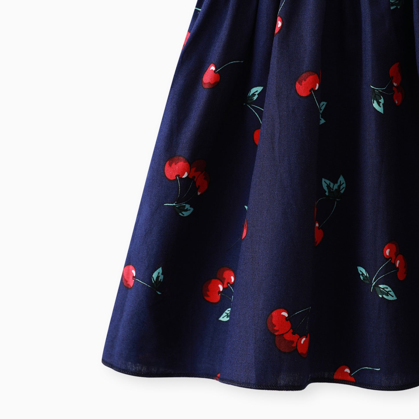 Infant Cherry Print Dress 100% Cotton