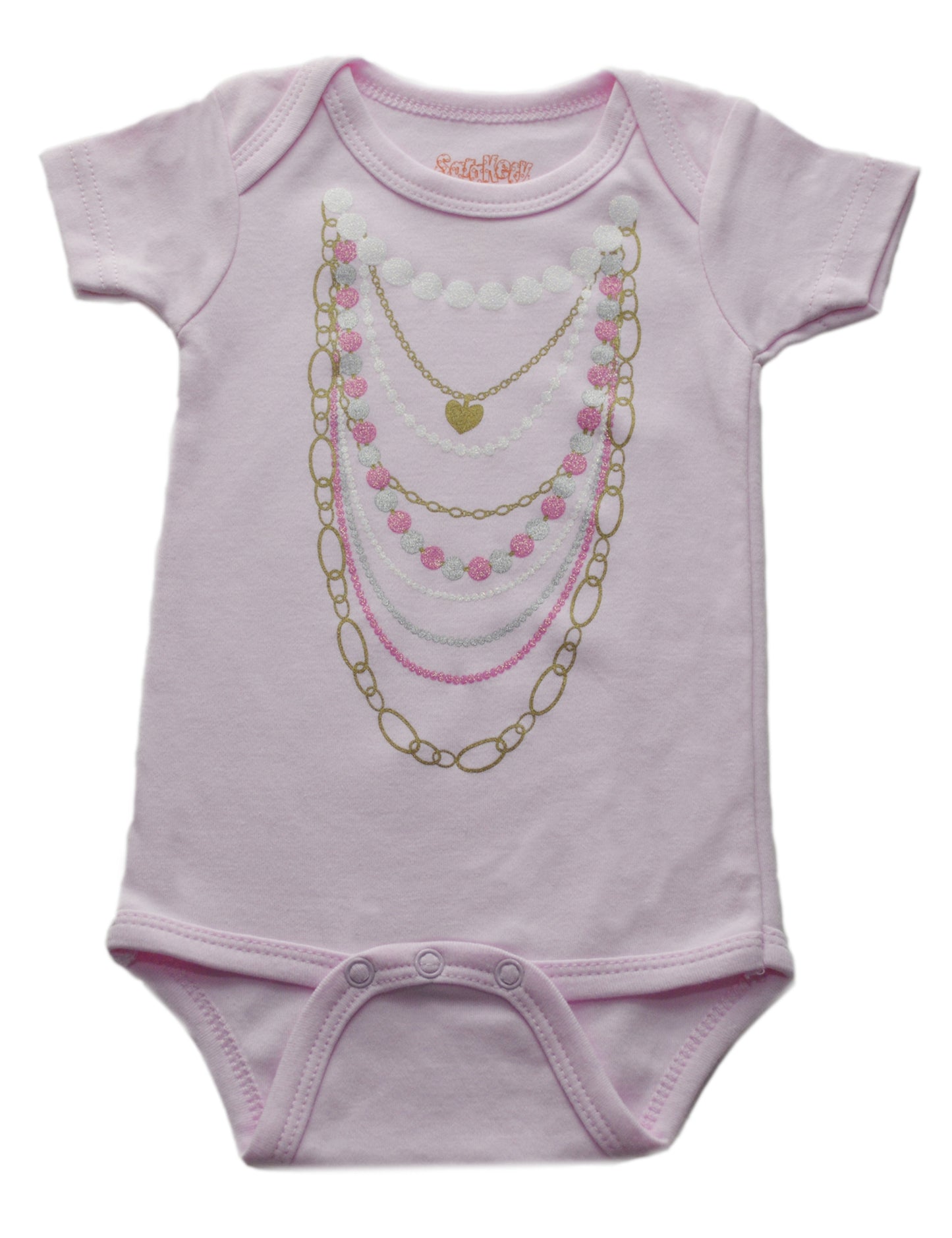 Onesie Pink Necklaces 12-18 Months Pink