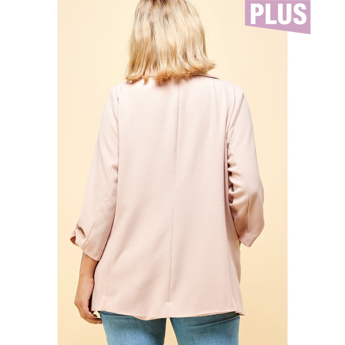 Blush Blazer - PLUS