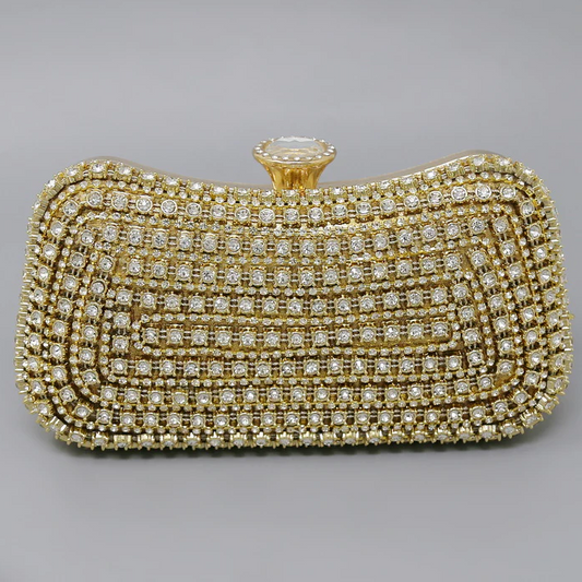 Glass Stone Clutch