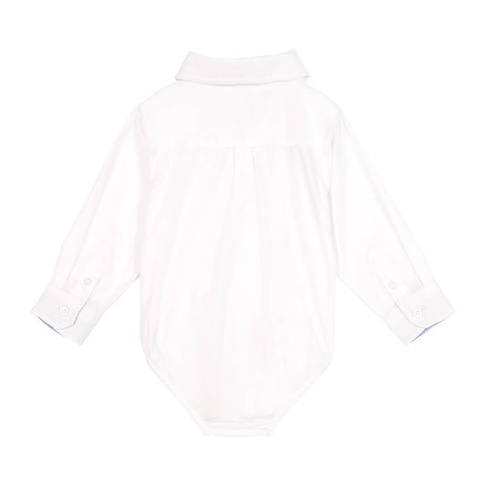 White Poplin Button-Down 18-24 Months