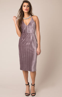 Lavender Velvet Midi