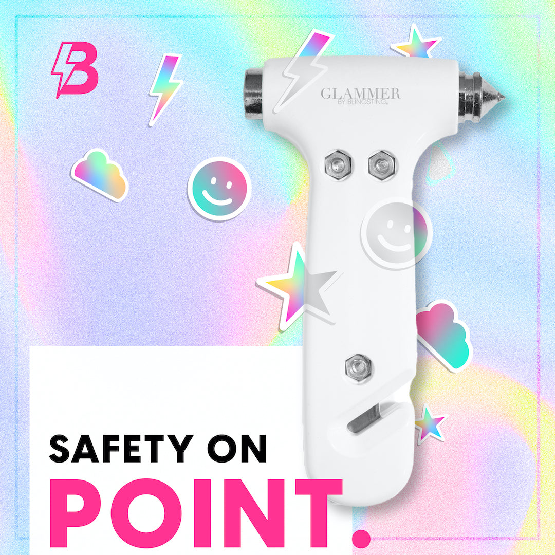 Metallic Emergency Escape Hammer - Car Safety