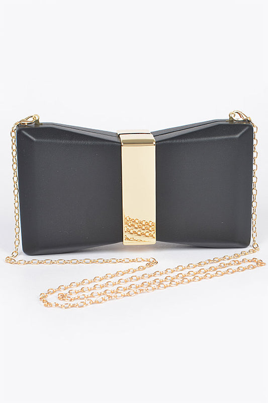 Gold Band Hard Case Clutch