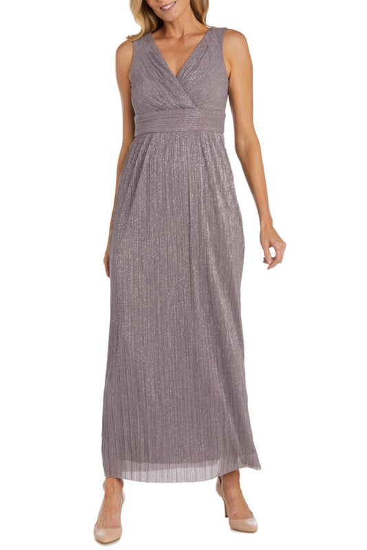 Mauve Shimmer Two-Piece Gown & Jacket Set | Mother of the Bride Dress