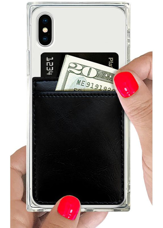 Phone Pocket Faux Leather BLK