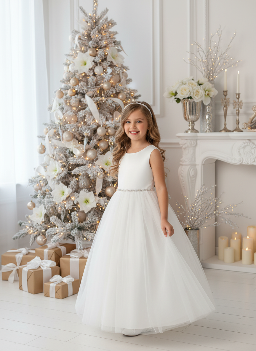Holiday Instagram - White Formal Dress