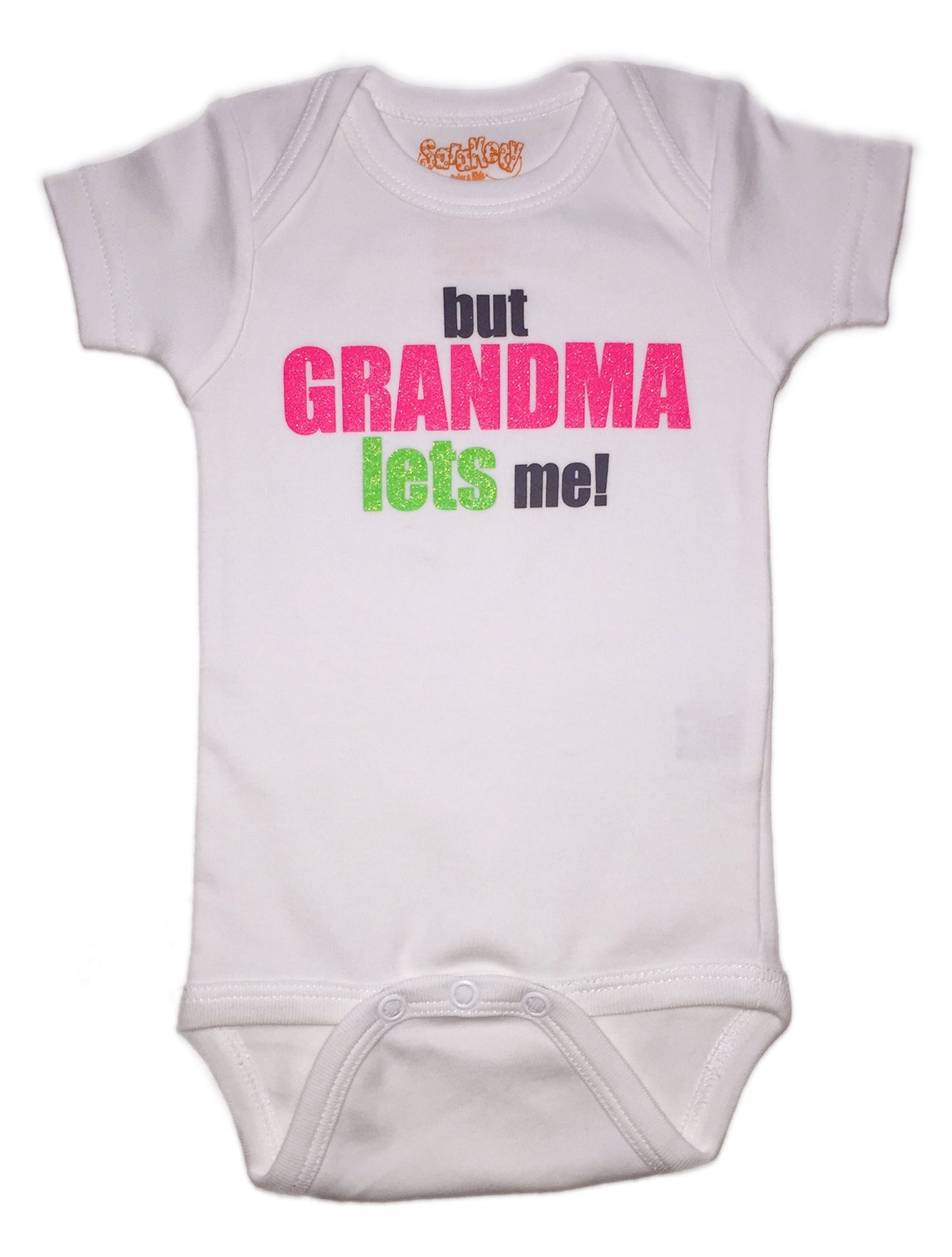 Onesie But Grandma Lets Me Girl 12-18 Months