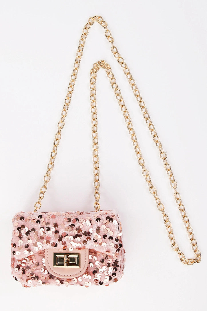 Girls' Mini Sequin Bag
