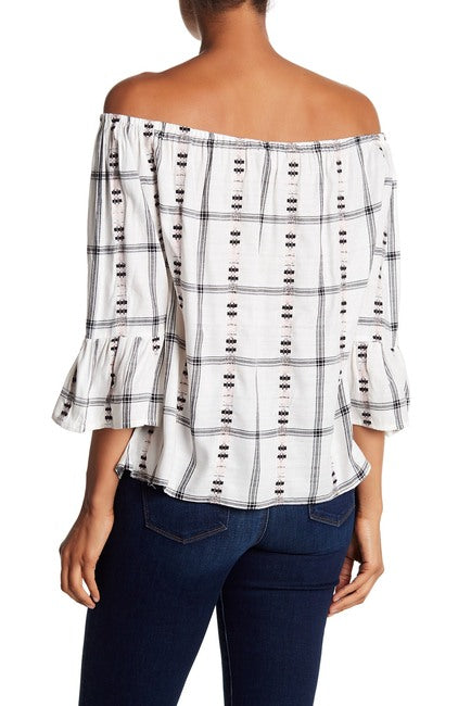 Off-Shoulder Bell Sleeve