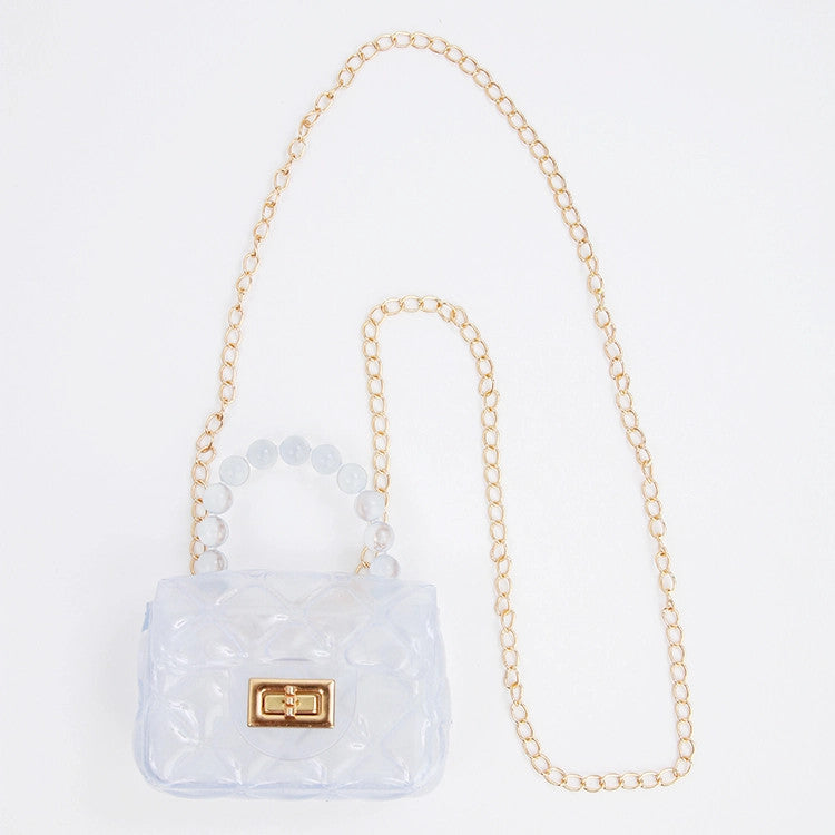 Girls' Mini Jelly Purse with Chain Strap