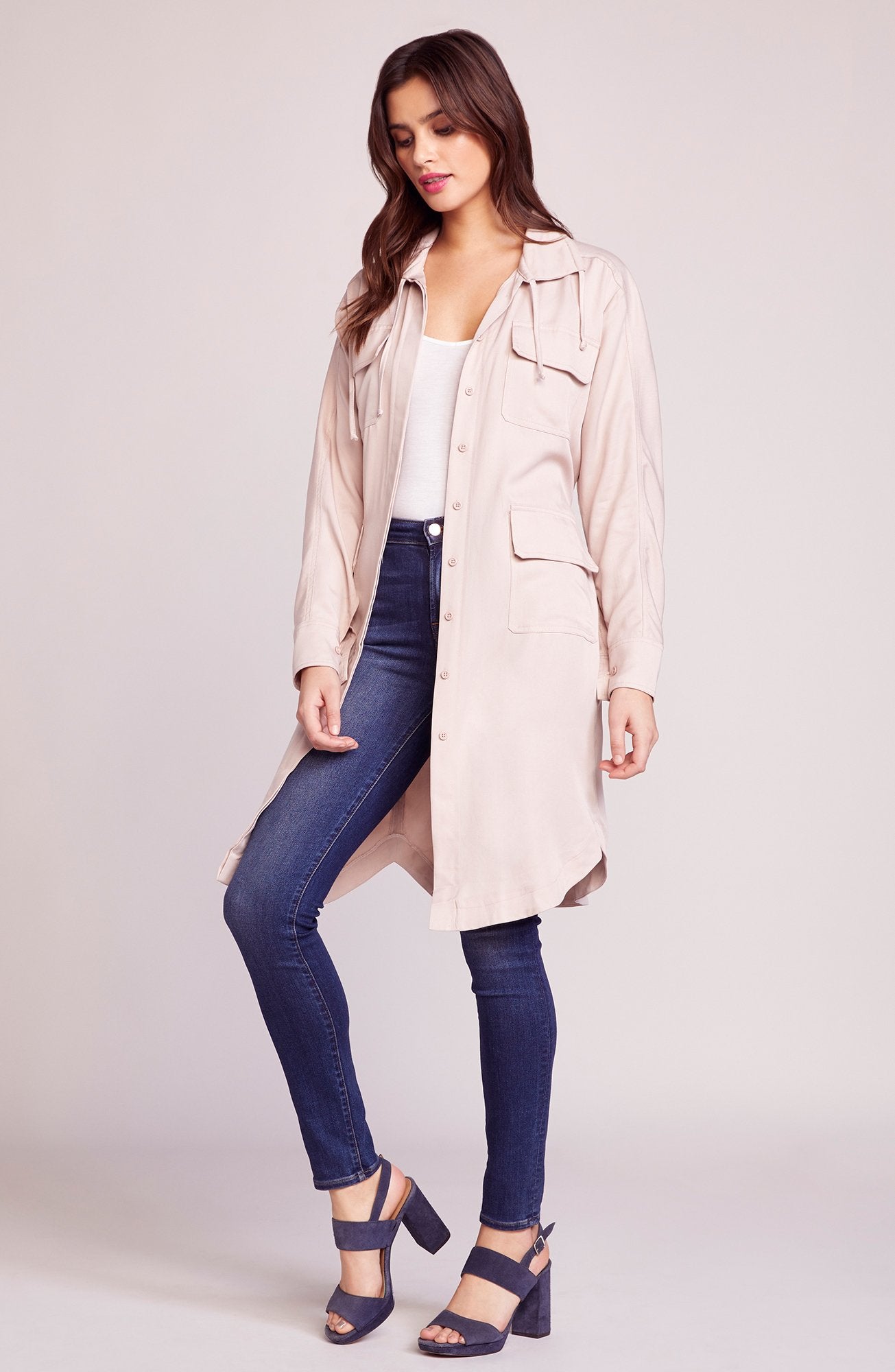 Parchment Shirt Coat