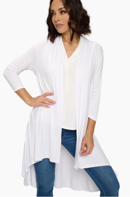 White Bamboo Cardigan