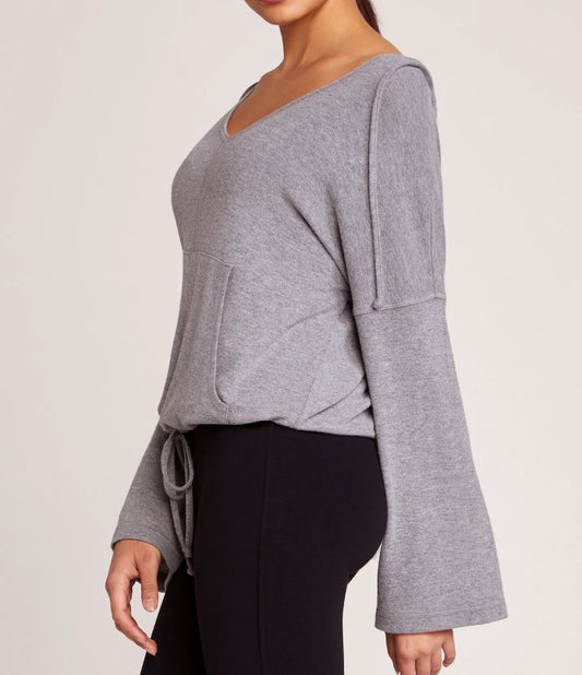 Drawstring Hem Hoodie