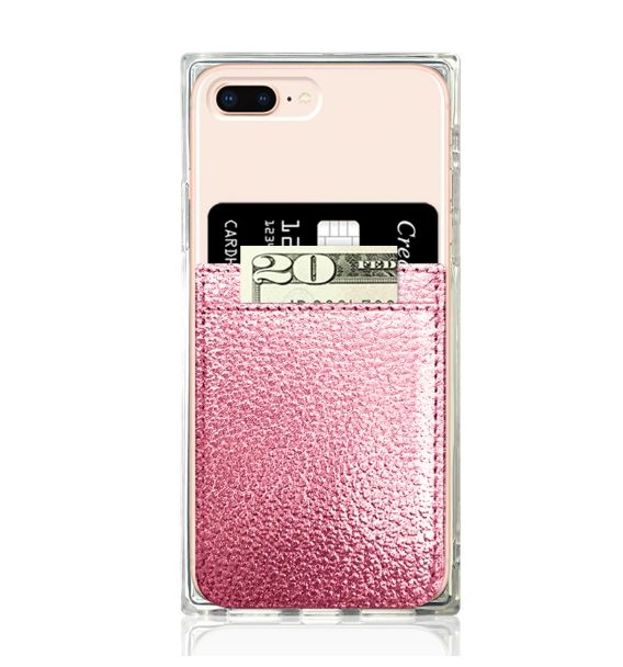 Phone Pocket Faux Leather PINK
