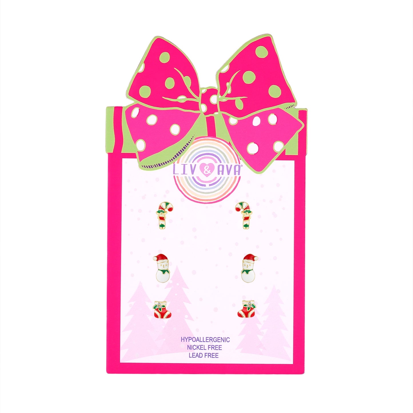 Kid's Christmas Earring Set