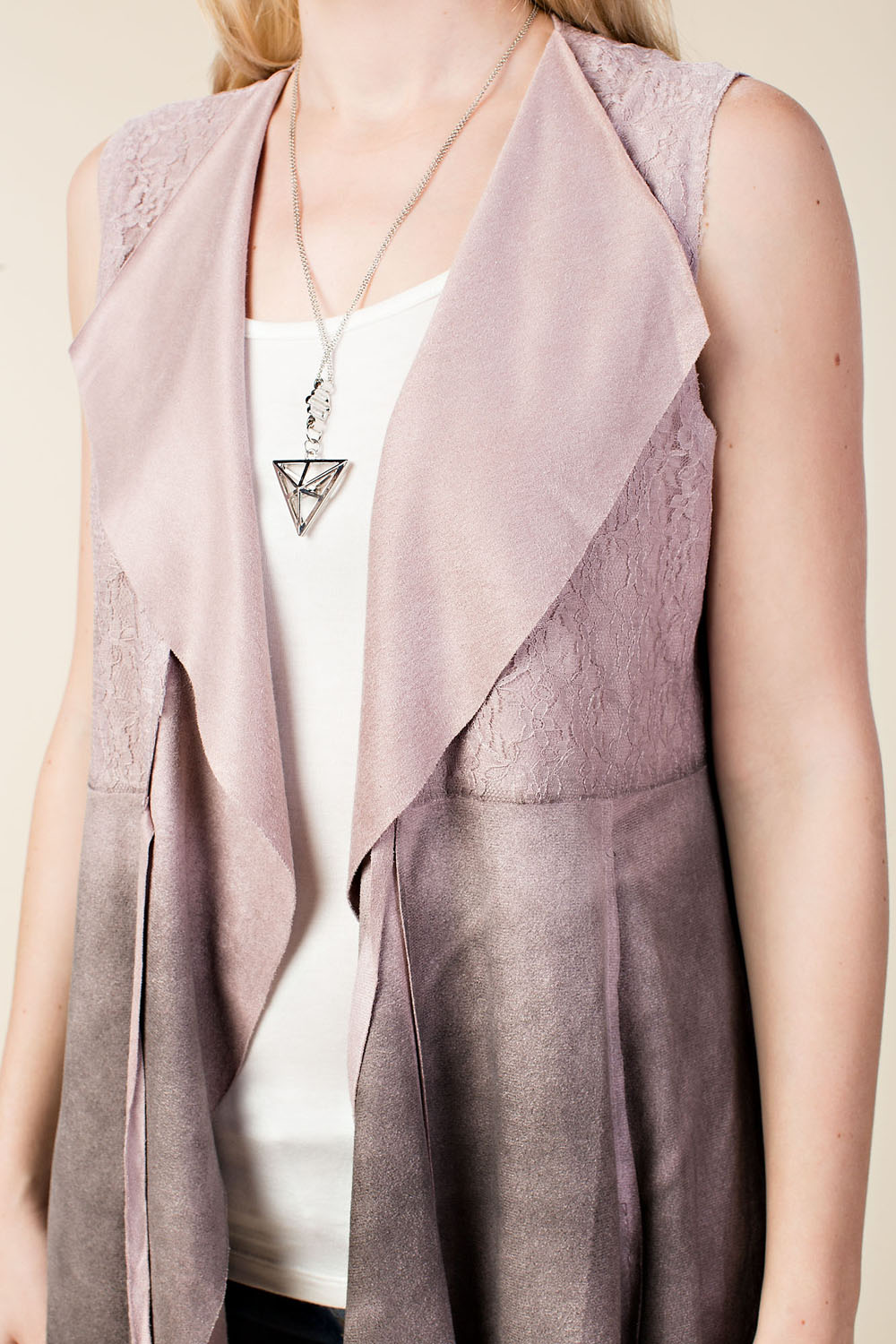Dusty Mauve Vest