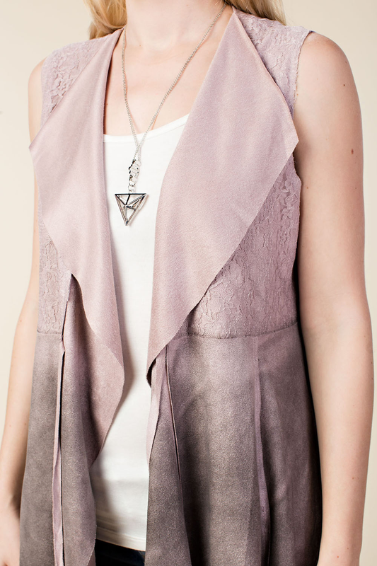 Dusty Mauve Vest