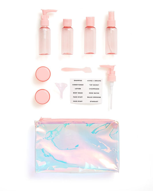 Pearlescent 10-Piece Travel Kit