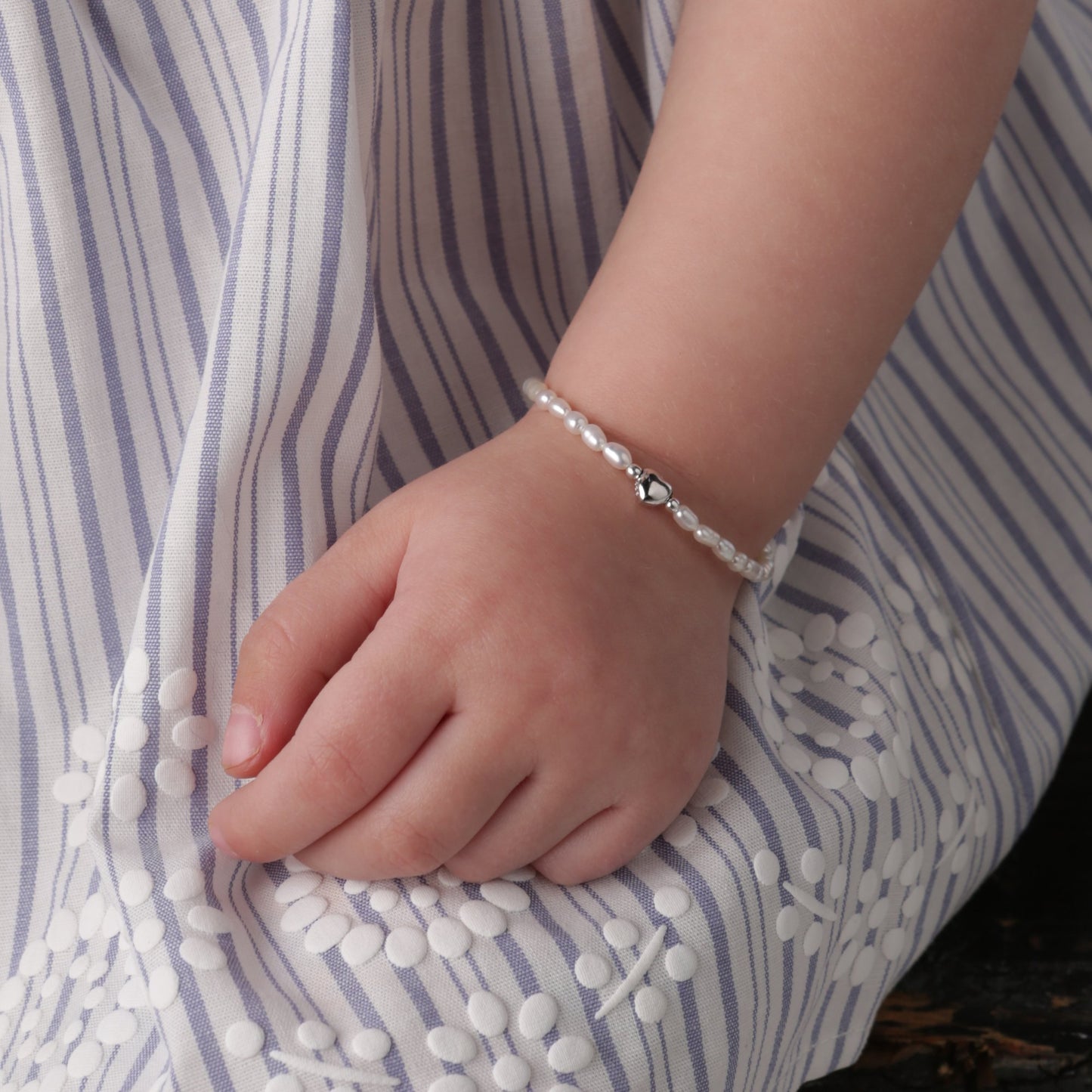Destiny - Sterling Silver Pearl Bracelet (SM) 0-12 Months