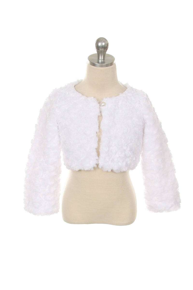 Girls' Fur Bolero