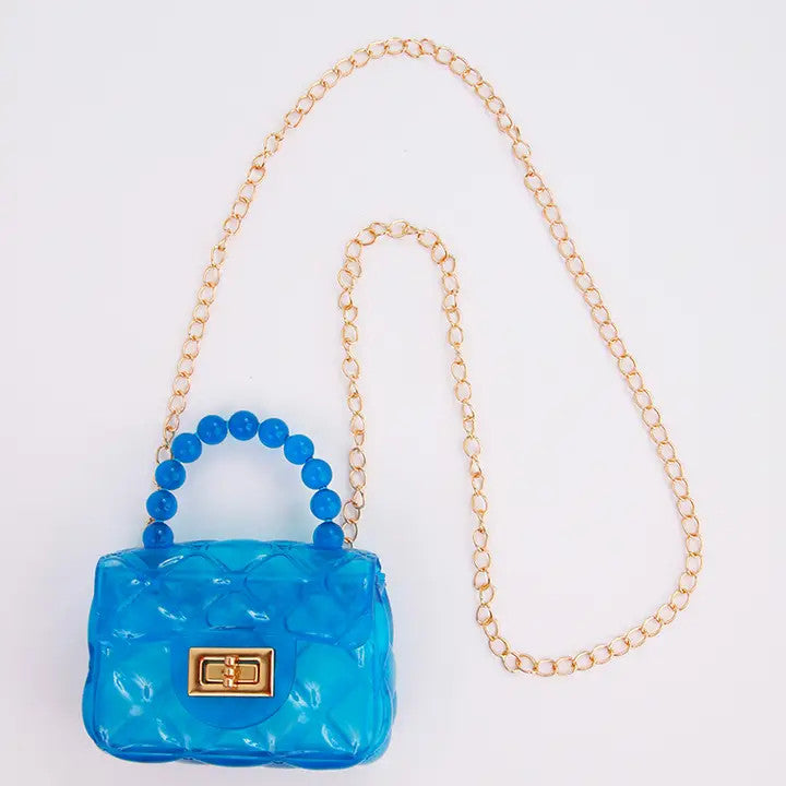 Girls' Mini Jelly Purse with Chain Strap