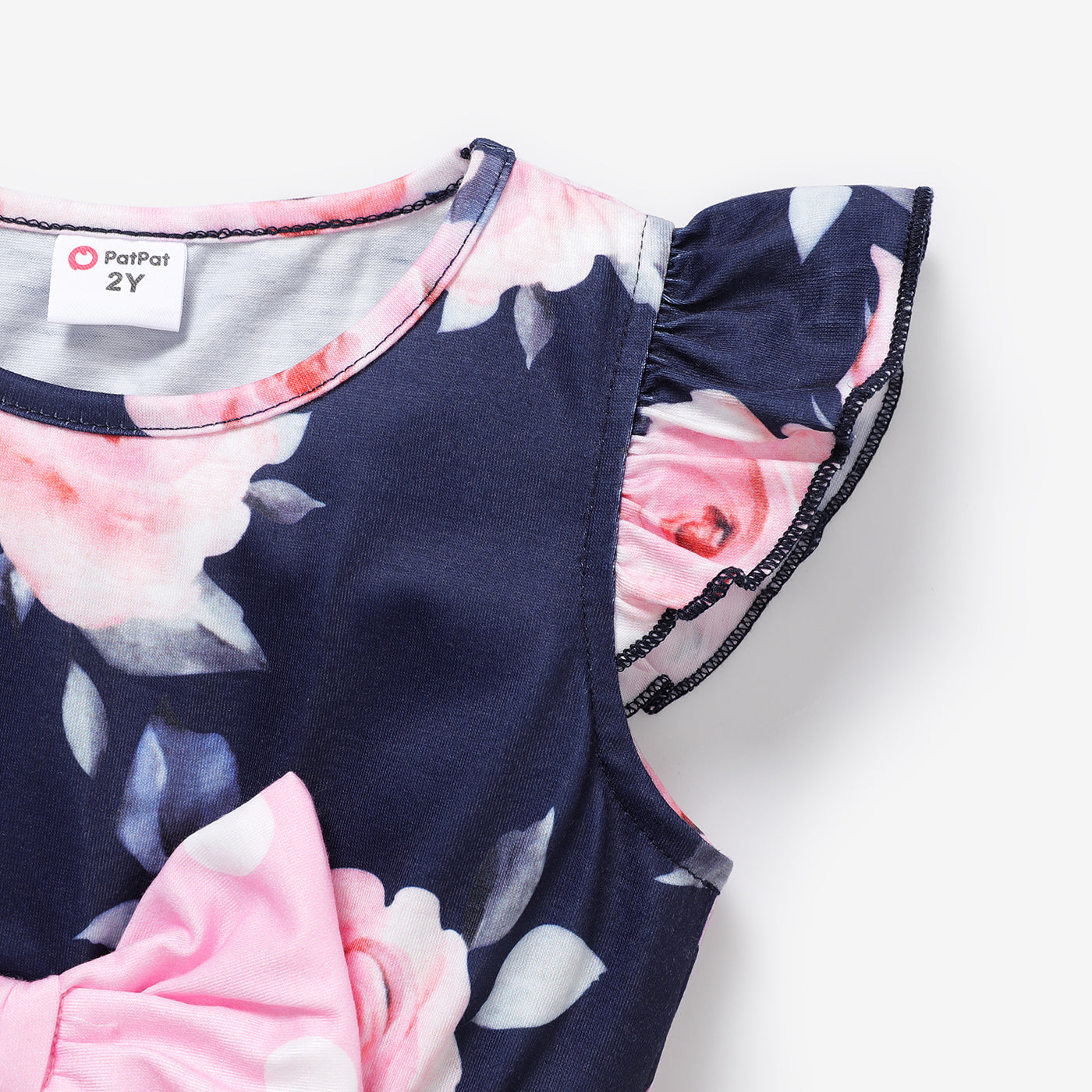 2pc Toddler Girl Floral/Polka Dot Set