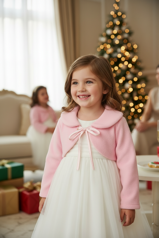 Pink bolero lifestyle image