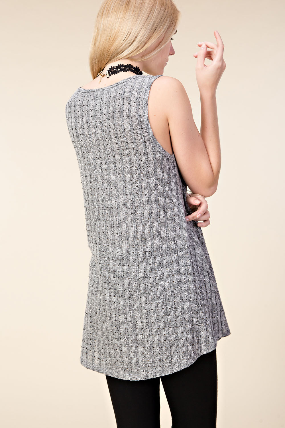 Grey Allover Stone Tank