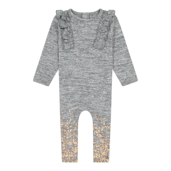 Baby Girls Glitter Sweater Coverall
