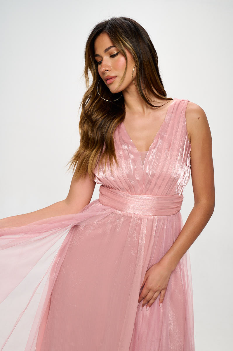 Shimmer Tulle Gown